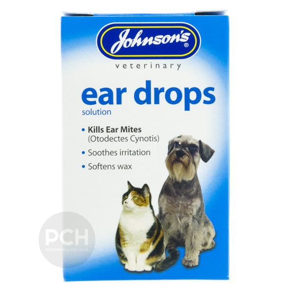 Johnsons Ear Drops Solution for Cats and Dogs 15ml PCH