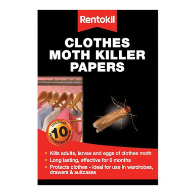MOTHKILLER Strips RENTOKIL PEST Control