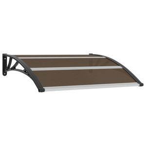 Door Canopy Black 47.2"x39.4" PC A949-45633