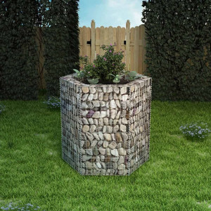 Hexagonal Gabion Raised Bed 39.4"x35.4"x39.4 A949-142533