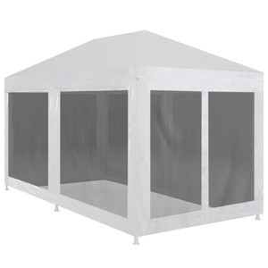 Party Tent with 6 Mesh Sidewalls 19.7'x 9.8' A949-45110