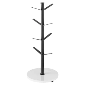 Mug Holder Tree with Marble Base, 8 Hooks Coffee Cup Holder for Counter, Carbon Steel Mug Tree Cup  E415-LSMKBGJZLDLS8DS27V0