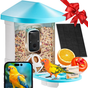 Smart Bird Feeder with Camera, 2K HD AI Identify 10,000+ Bird Species, Solar-Powered Bird Watching  E415-DSXTDWNQWZ1KVIYTVY3