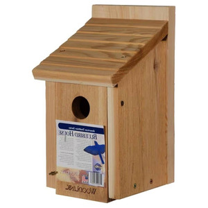 Cedar Wood Birdhouse - Ideal for Eastern Western and Mountain Bluebirds Q280-BHWLQ21358294