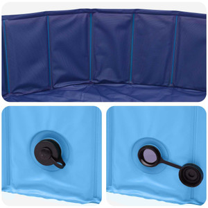 Children Swimming Pool  47.24 x 11.81 in Round for Blue A949-3416321