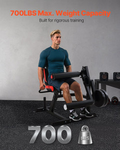 Leg Extension and Curl Machine, 700 lbs Capacity Lower Body Special Leg Machines, Adjustable Leg Ex E415-ZSTJJBKZDDGNK525UV0