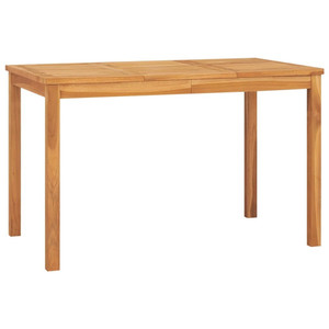  Patio Dining Table 47.2"x27.6"x30.3" Solid Teak Wood A949-316630
