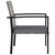  Patio Dining Chairs 4 pcs Poly Rattan Gray A949-315113