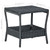 3 Piece Patio Lounge Set with Cushions Poly Rattan Dark Gray A949-3060154