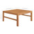 4 Piece Patio Lounge Set with Cream Cushions Solid Teak Wood A949-3087250