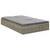 Convertible Sun Bed with Cushion Poly Rattan Gray A949-46244
