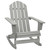 Patio Rocking Chair Wood Gray A949-45704