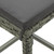 5 Piece Patio Bar Set with Cushions Poly Rattan Gray A949-3064851