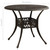 Patio Table Bronze 35.4"x35.4"x29.1" Cast Aluminum A949-315585