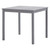 Patio Table Gray 31.5"x31.5"x29.1" Solid Acacia Wood A949-46324