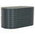 Garden Raised Bed 63"x31.5"x31.9" Galvanized Steel Gray A949-45524