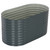 Garden Raised Bed 63"x31.5"x31.9" Galvanized Steel Gray A949-45524