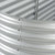 Garden Raised Bed 157.5"x31.5"x31.9" Galvanized Steel Silver A949-45511