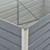 Raised Garden Bed 63"x31.5"x17.7" Galvanized Steel Gray A949-47011
