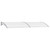 Door Canopy Gray and Transparent 118.1"x29.5" PC A949-144822