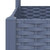 Garden Planter with Trellis Blue Gray 47.2"x15.7"x53.5" PP A949-318253