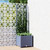 Garden Planter with Trellis Blue Grey 15.7x15.7x53.5" PP A949-318249