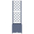 Garden Planter with Trellis Blue Grey 15.7x15.7x53.5" PP A949-318249