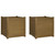 Garden Planters 2 pcs Honey Brown 19.7"x19.7"x19.7" Solid Wood Pine A949-810553