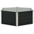 Raised Garden Bed Anthracite 50.8"x50.8"x17.7" Galvanized Steel A949-45723