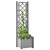 Garden Planter with Trellis 16.9"x16.9"x55.9" PP Stone Gray A949-317581