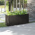 Garden Planter Black 59.1"x19.7"x27.6" Solid Wood Pine A949-810758