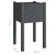 Garden Planter Gray 15.7"x15.7"x27.6" Solid Wood Pine A949-810793