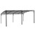 Garden Sunshade Awning 236.2"x118.1"x100.4" Cream A949-47977