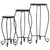 Mosaic Tables 3 pcs Terracotta and White Ceramic A949-46704