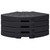 Umbrella Base Fan-shaped 4 pcs Black A949-47857