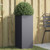 Planter Anthracite 12.6"x11.4"x29.5" Steel A949-841573