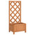Planter with Trellis Brown Solid Wood Fir A949-365473