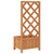 Planter with Trellis Brown Solid Wood Fir A949-365473