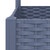 Garden Planter with Trellis Blue Grey 15.7x15.7x47.8" PP A949-318248