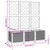 Garden Planter with Trellis Brown 47.2x15.7x53.5" PP A949-318263