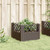 Garden Planter with Pegs Brown 17.1"x17.1"x17.1" PP A949-368006