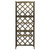 Trellis with Shelves Gray 21.7"x11.8"x55.1" Solid Fir Wood A949-316410