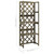 Trellis with Shelves Gray 21.7"x11.8"x55.1" Solid Fir Wood A949-316410