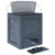 Garden Composters 3 pcs Gray 23.6"x23.6"x28.7" 206.1 gal A949-278920