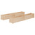 Garden Planters 2 pcs 78.7"x12.2"x12.2" Solid Wood Pine A949-810760