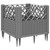 Garden Planter with Pegs Light Gray 17.1"x17.1"x17.1" PP A949-368008