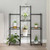 Flower Stand 32.7"x9.8"x39.4" Black Iron A949-343123