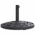 Parasol Base for 1.5"/1.9" Poles 19.8 lb Half Round A949-4007970