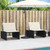 Parasol Base for 1.5"/1.9" Poles 19.8 lb Half Round A949-4007970