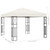 Gazebo 9.8'x9.8'Cream Fabric A949-48005